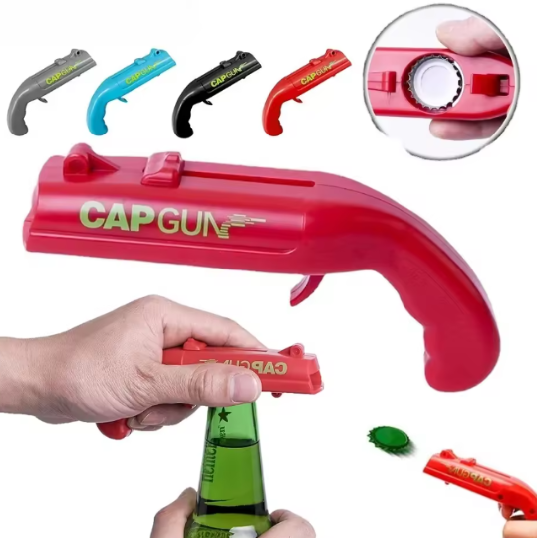 Abrebotellas pequeño lanzador de tapas